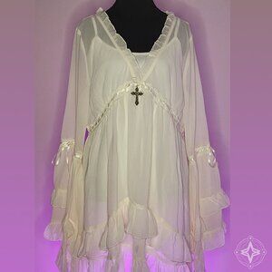 Real Divinity Mini Dress - Off White